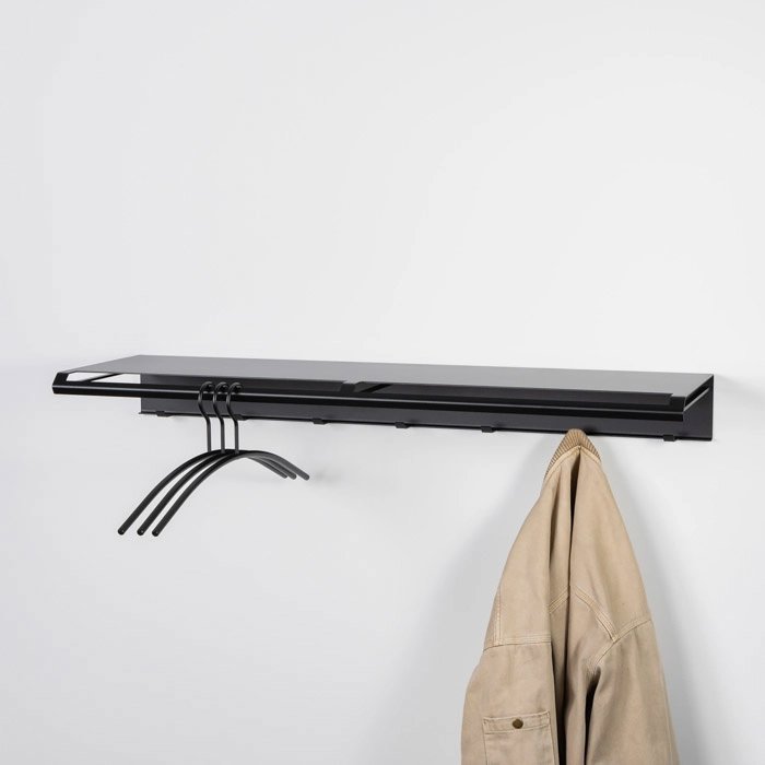 LIROdesign Garderobe Helsinki - Wandgarderobe Schwarz