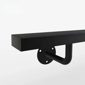 Handlauf gun metal rechteckig - 40x20