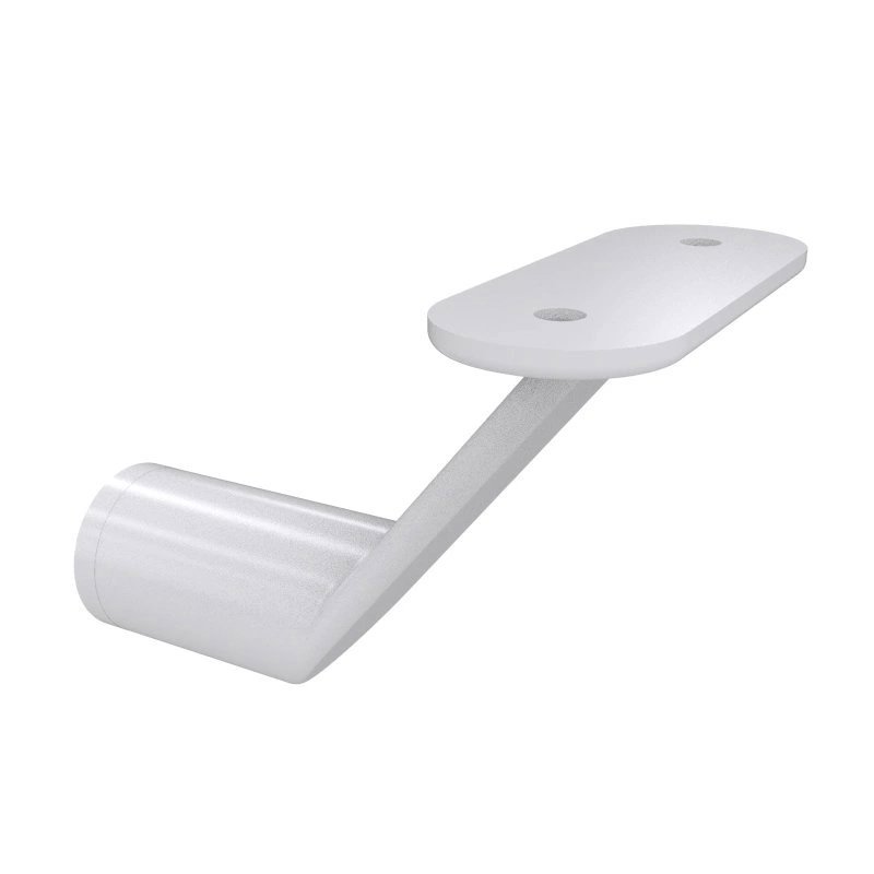 weißen Schräge handlaufhalter für flaches Geländer (blind)