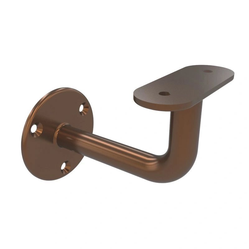 Bronzen handlaufhalter für flaches Geländer