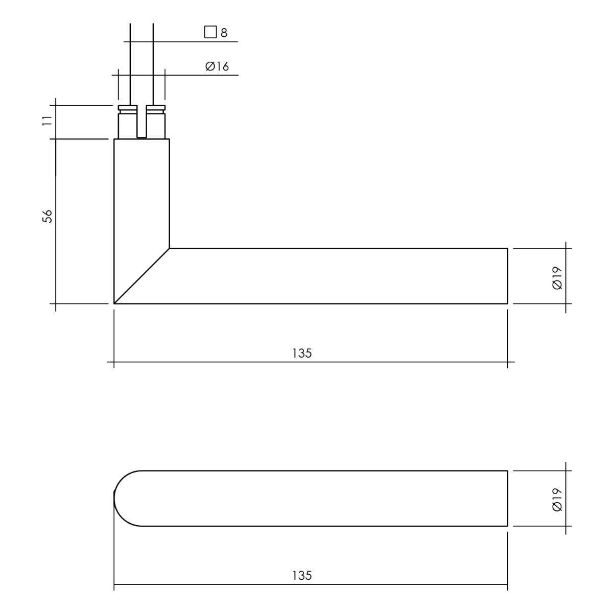 Intersteel Basis Haustürset Schutzbeschlag SKG*** rund Edelstahl schwarz mit Kernziehschutz