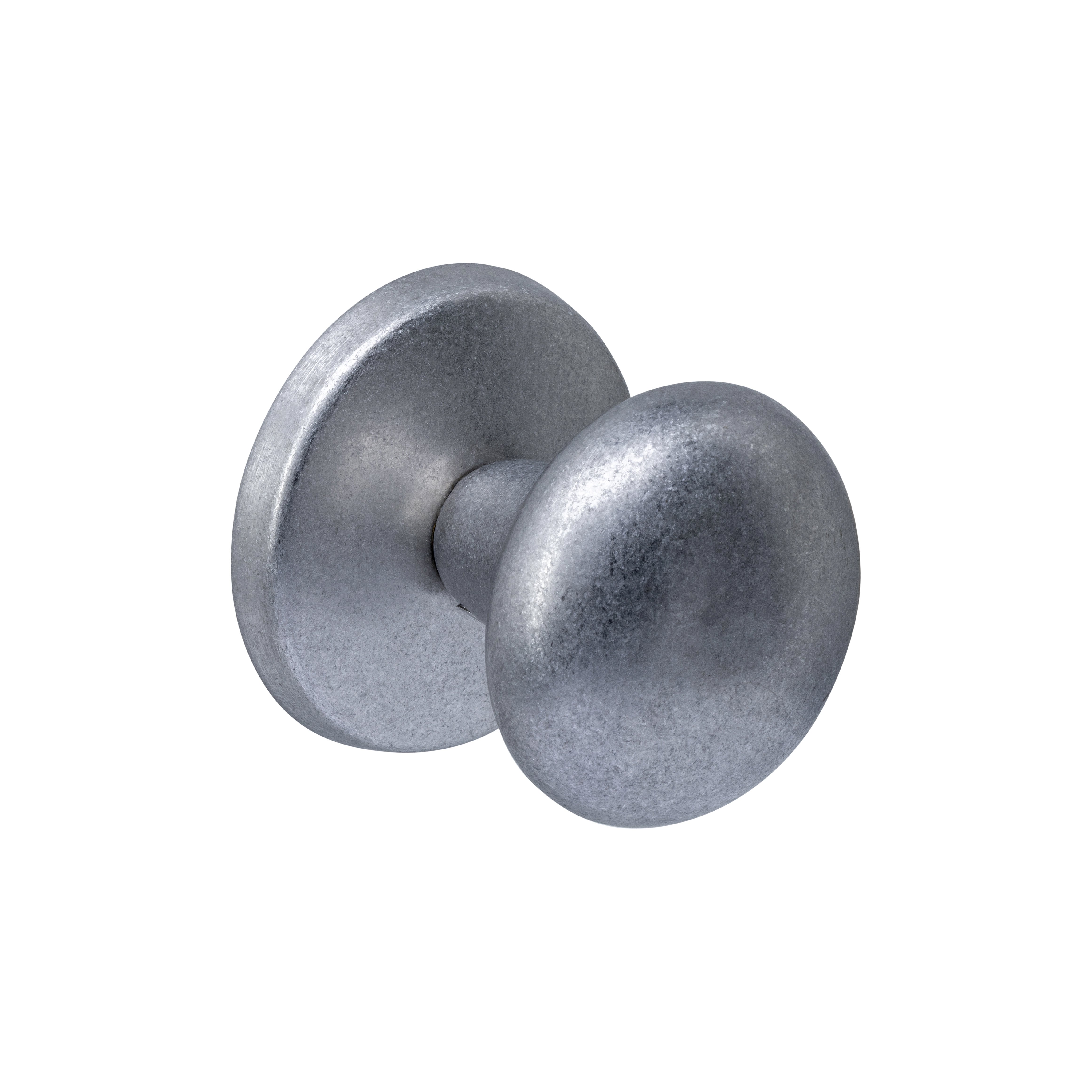 Intersteel Haustürknopf paddenstoel ø58mm auf Hinterplatte ø66mm einseitiger Befestigung edelstahl v