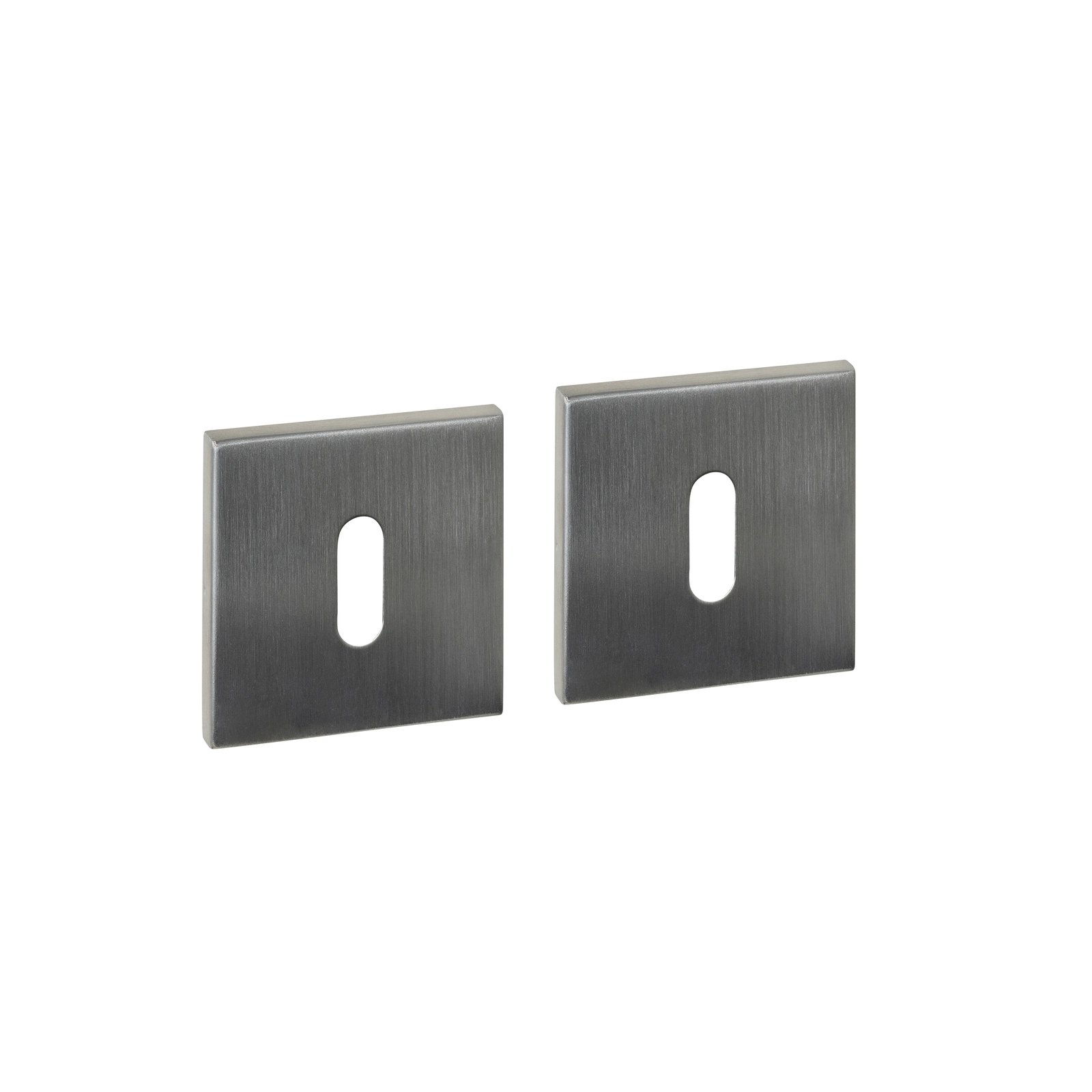 Intersteel Schlüsselrosetten verdeckt 53x53x6mm edelstahl