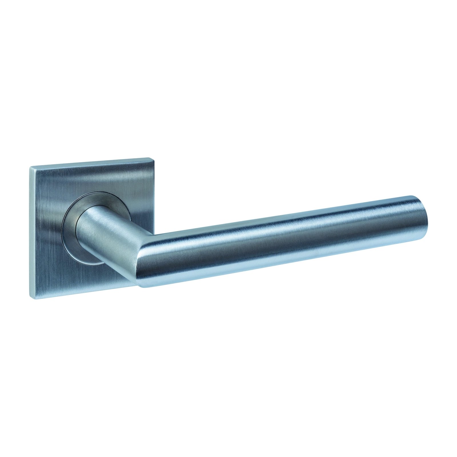 Intersteel Türdrücker Q 04 auf Rosette verdeckt 53x53x6mm edelstahl