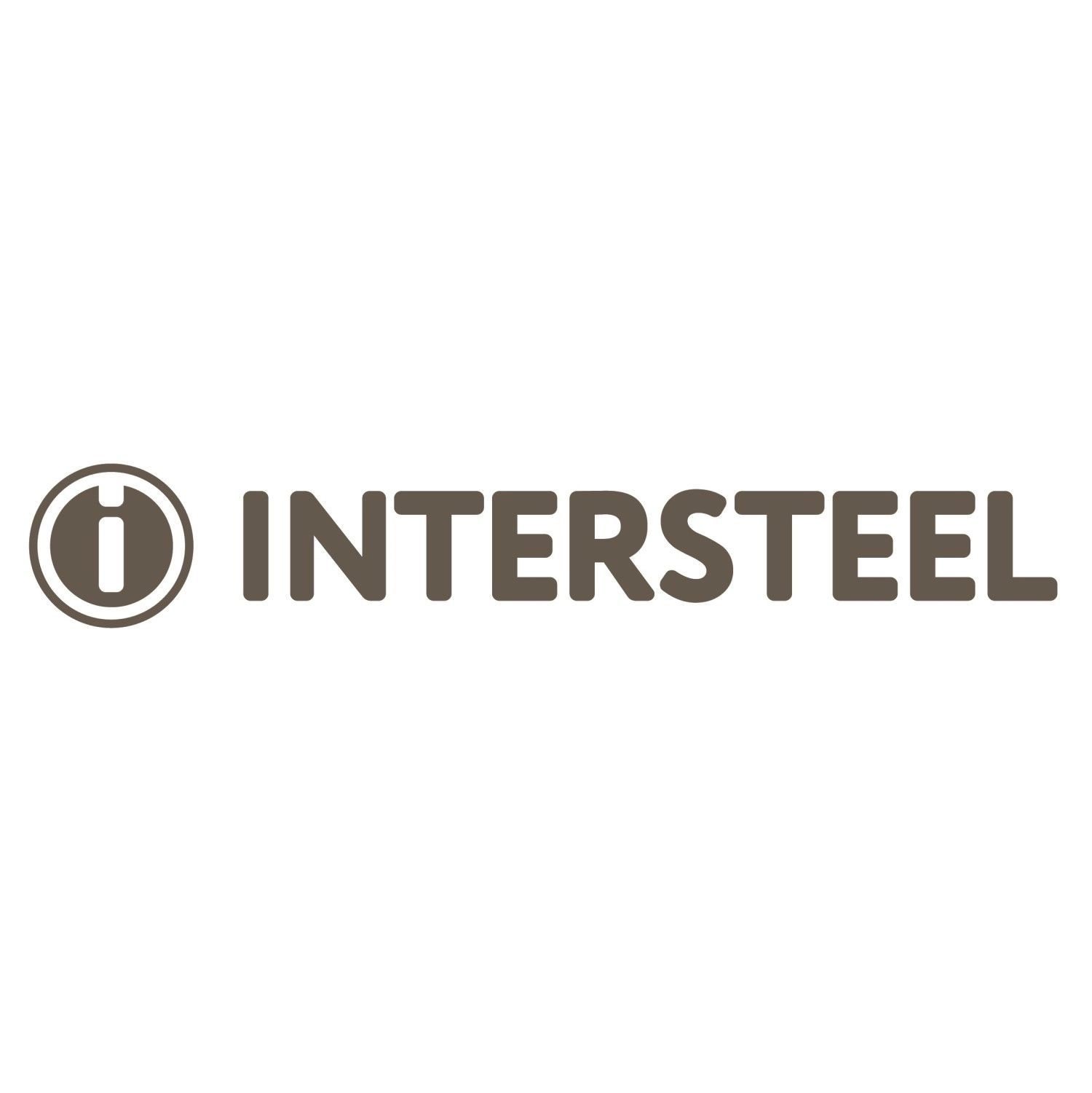 Intersteel Türgriff Amsterdam mit Rosette massiv verdeckt 53x53x10mm mit Stütznocken PVD messing vib