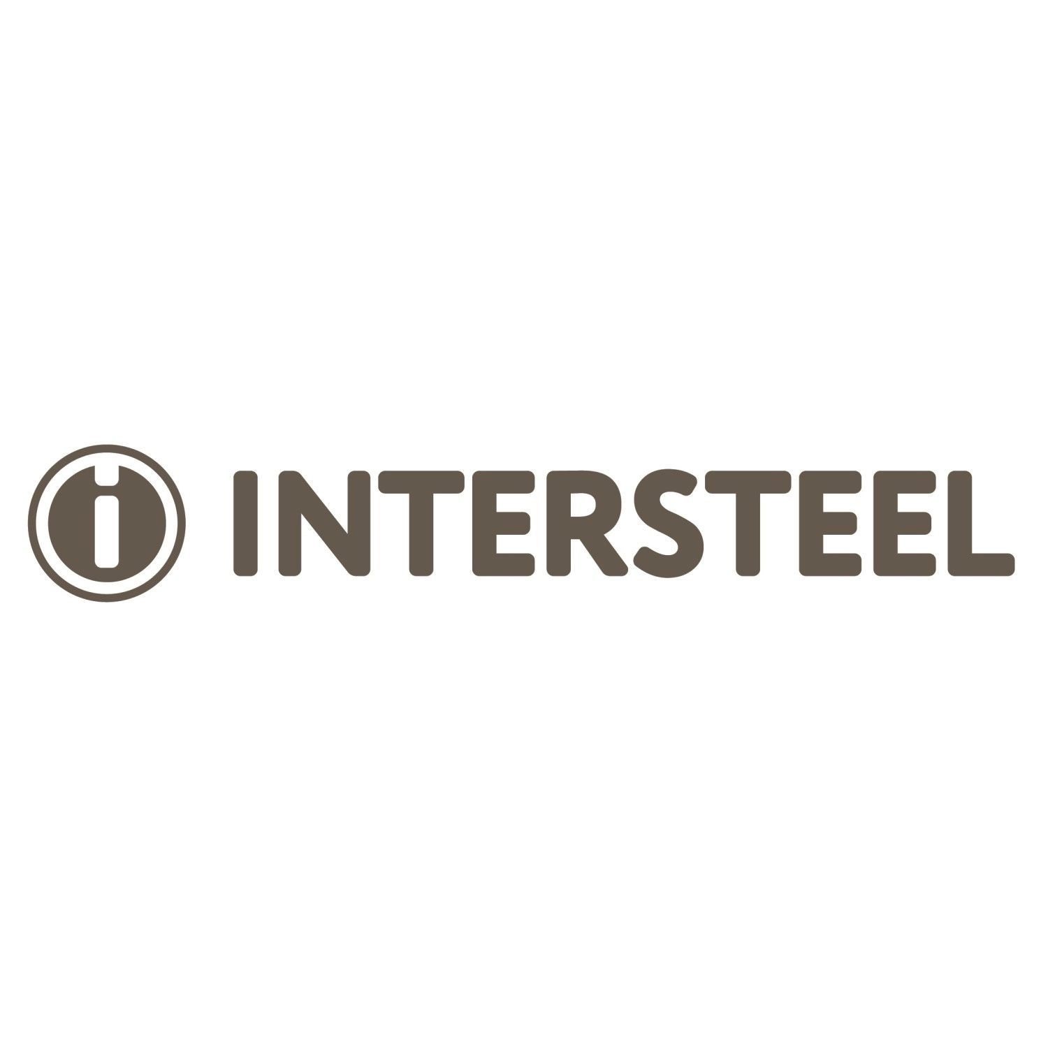 Intersteel Türknopf rund auf Rosette anthrazit grau