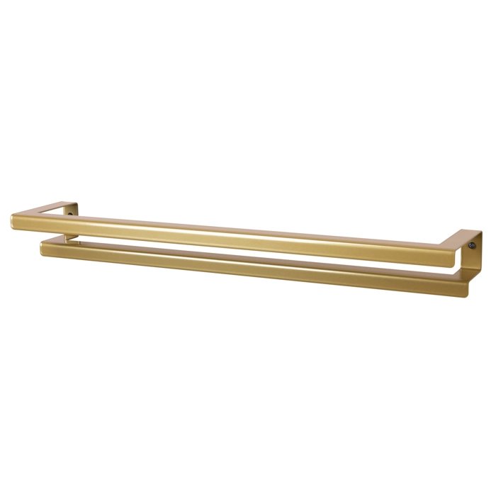 LIROdesign Handtuchhalter doppelt Stockholm Gold - M