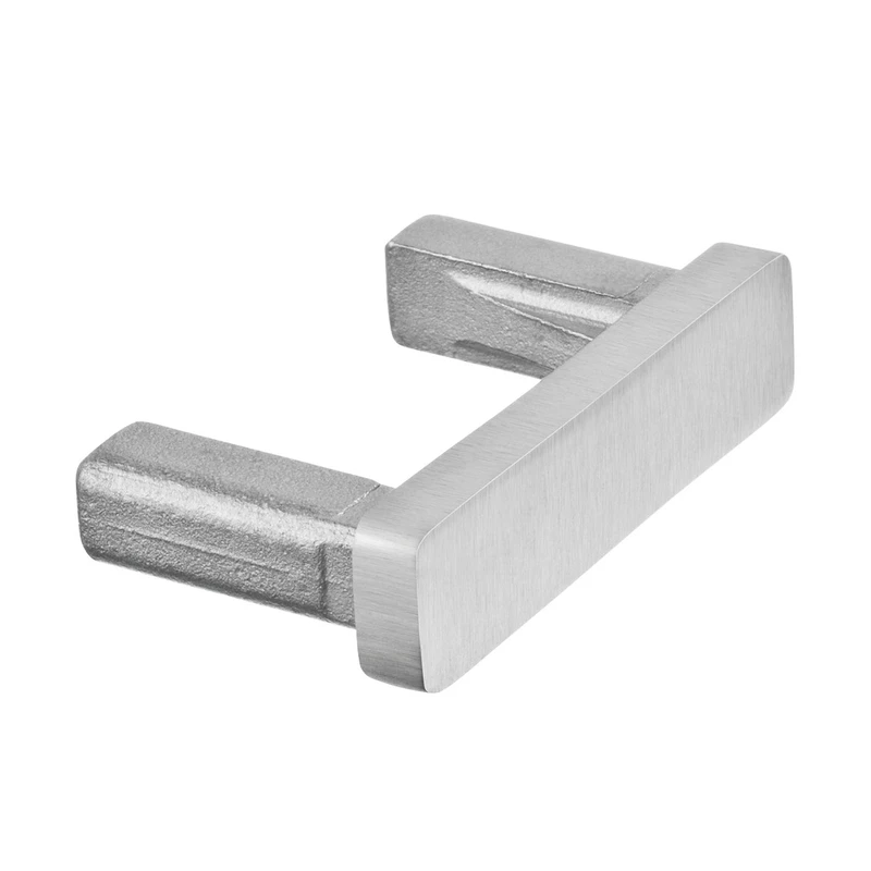 Flache Endkappe aus Edelstahl für Rohr 40x10 mm