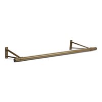Kleiderstange Gold Ø32 (mit abstandhalter 350mm)