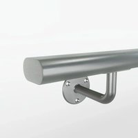 Treppengeländer Edelstahl oval - 45x25