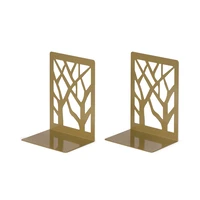 LIROdesign Buchstütze Gold - Design (2er-Set)