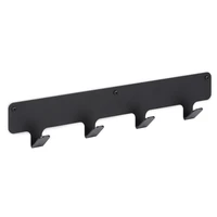 LIROdesign Garderobe Valencia - Wandgarderobe schwarz - 40cm