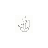 Handlaufhalter für Geländer Ø42,4mm