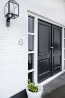 LIROdesign - Hausnummer Edelstahl - Nr. 6