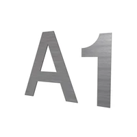 Edelstahl Buchstaben & Zahlen 3MM