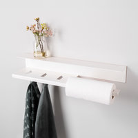 LIROdesign Küchenrollenhalter Stockholm Weiß - L