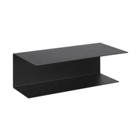 LIROdesign Wandregal - Schwebender Nachttisch Valencia schwarz