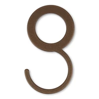Garderobenhaken bronze für Rohr Ø32