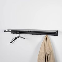 LIROdesign Garderobe Helsinki - Wandgarderobe Schwarz