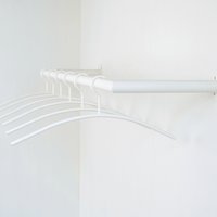 Kleiderstange U-form weiß Ø32