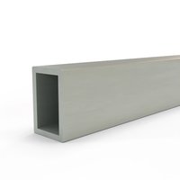 Edelstahl Vierkantrohr 40x10x1,5 geschliffen