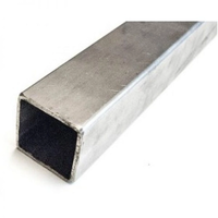 Edelstahl Vierkantrohr ungeschliffen 80x80x3