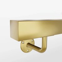 Handlauf Gold vierkant - 40x40