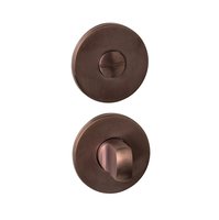 Intersteel Bad/WC Rosetten verdeckt ø52x6mm mit Stift 6-8mm PVD bronze