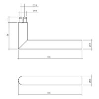 Intersteel Basis Haustürset Schutzbeschlag SKG*** rund Edelstahl schwarz mit Kernziehschutz