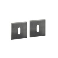 Intersteel Schlüsselrosetten verdeckt 53x53x6mm edelstahl