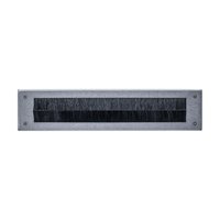 Intersteel Zugluftschutz rechteckig 340x76mm edelstahl vibriert