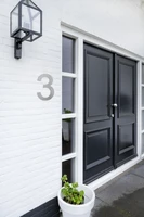 LIROdesign - Hausnummer Edelstahl XL - Nr. 3